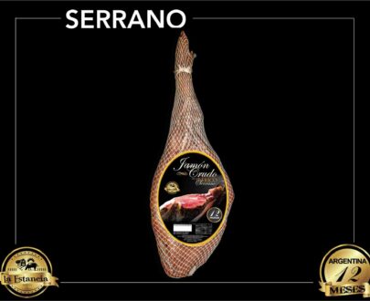 jamon crudo tipo SERRANO 12 meses