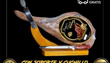 <p align="center">Pata de Jamón con Pezuña<br>RESERVA 18 Meses<br> con Base + Cuchillo<br>ENVIO GRATIS EN CABA</p>